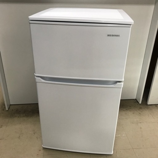 ロ2307-591 アイリスオーヤマ 冷蔵庫 IRSD-98-W 90L 2023年製 動作確認済 中古美品