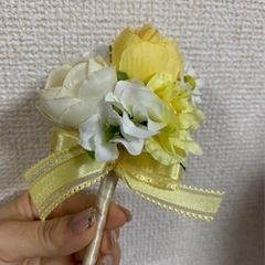 ウェディングブーケ（リースブーケ）、ブートニア 、髪飾りセット