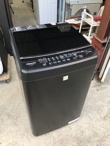 【動作保証あり】Hisense ハイセンス 2018年 HW-G55E5KK 5.5kg 全自動洗濯機【管理KRS600】