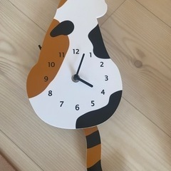 ニトリ　猫　時計