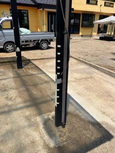 カーポート中古。傷汚れあり！解体済み。柱切断なし！