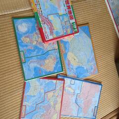 世界地図パズル４枚組