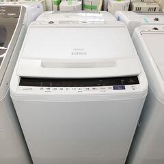 洗濯機(9.0K) 日立 BW-V90EE7 2019年製 中古品
