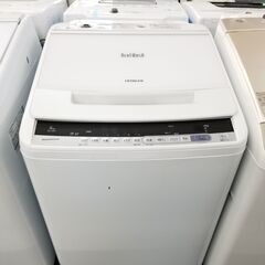 洗濯機(8.0K) 日立 BW-V80C 2018年製 中古品