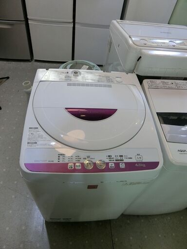 [特価品]シャープ 4.5kg洗濯機 2015年製 ES-G4E2【モノ市場東海店】147