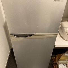 【無料】シャープ 冷凍冷蔵庫 2ドア 112L SJ-H12W