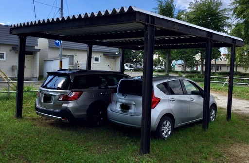 取引済 2台用カーポート