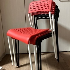 受付終了しました　IKEA パイプ椅子　４個