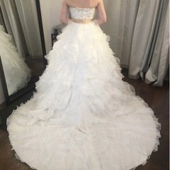 ウエディングドレス カラードレス 赤