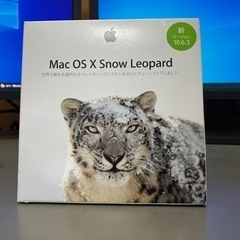 Mac OS X Snow Leopard インストールディスク