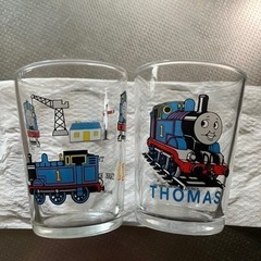 Thomas トーマス　子ども用　ガラス　コップ　2種類