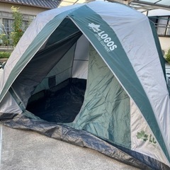 【お引取り確定】ドーム型テント3〜4人用　ロゴス