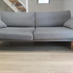 購入者決定】三人掛けソファー【美品】高野木工レオソファ