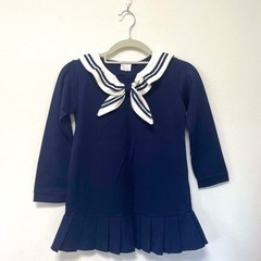 130サイズ セーラー服風チュニック