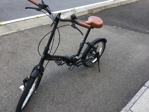 C878★￥7800円★整備済み 中古折りたたみ自転車　【20インチ　黒 】 折りたたみ黒色20インチ整備済 中古自転車 C878☆￥7800円☆整備済み
