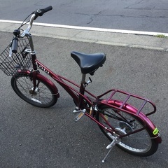 20インチ.変速.オートライト.前カゴ付き整備済中古自転車