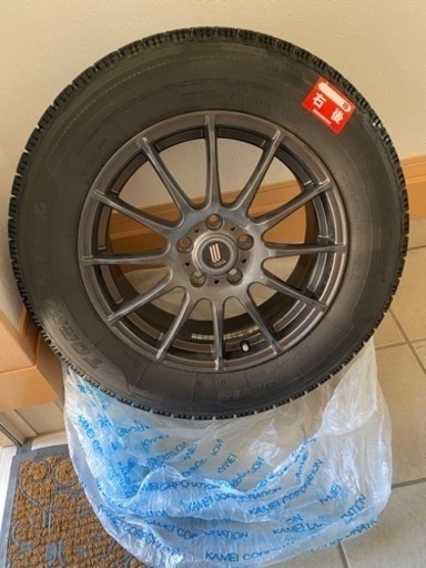 CX-5等 225/65R17 アルミホイール付スタッドレスタイヤ 4本セット