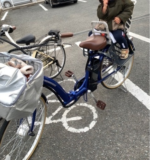 【再度募集】電動自転車　青色