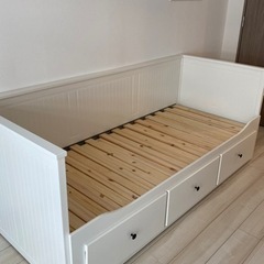 【ネット決済】【墨田区】SNSで人気！IKEAセミシングルベッド...