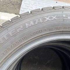 DUNLOP WINTER MAXX SJ8＋ 2022年 2023年 225/55R18 98Q スタッドレス 