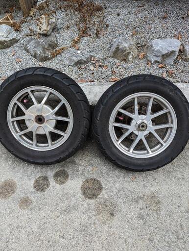 廃盤アドレスv125g.社外アルミホイール