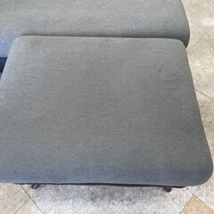 💛NITORI(ニトリ) ポーション2 カウチソファ 💜定価￥109,000💜 おしゃれなアイアン脚 グレーカラー💛