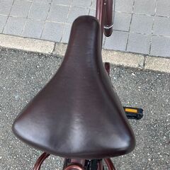 🚲26インチ自転車 MARUKIN🚲LEDオートライト ６段変速 鍵付き 茶色🚲FLOATMIX マルキン🚲667