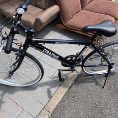🚲24インチクロスバイク GRAPHIS🚲6段変速ギア 黒 ブラック🚲671  