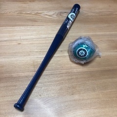 【新品】シアトルマリナーズ　イチローサイン入りバッド　ボール　セット