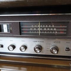 ♪National/ナショナル Hi-Fiステレオアンプ 家具調 真空管 SE-7000 昭和レトロ♪