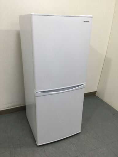 （8/16受渡済）JT7281【IRISOHYAMA/アイリスオーヤマ 2ドア冷蔵庫】美品 2021年製 IRSD-14A-W 142L 家電 キッチン 冷蔵冷凍庫