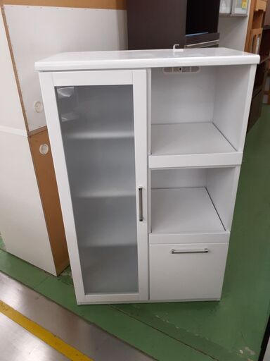 【ドリーム川西店御来店限定】  ハイレンジボード ホワイト H1265×W800×D480 クリーニング済み 【2001280255600355】