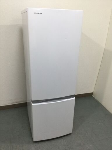 （11/29受渡済）JT7283【TOSHIBA/東芝 2ドア冷蔵庫】2020年製 GR-R17BS-W 170L 家電 キッチン 冷蔵冷凍庫