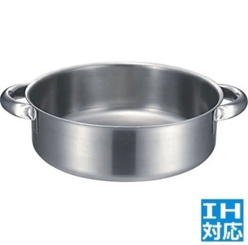 【新品未使用品】本間製作所 KO19-0IH外輪鍋蓋無 40cm 業務用