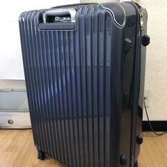 ★ジモティ割あり★  スーツケース シルバーメタル H72×W4...