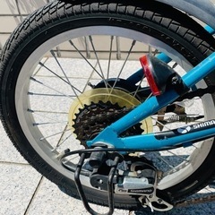 人気  MYPAWAS マイパラス 16インチ 折り畳 自転車 シマノ 6段変速 ミニベロ シンプルデザイン