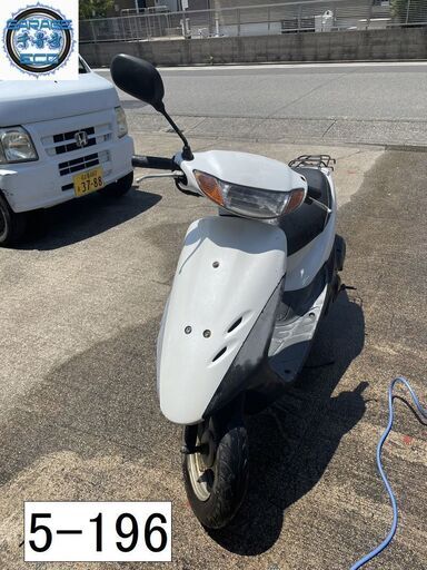 お取引頂きました。。。初期不良対応車両です♪　愛知県公安委員会登録業者(オートバイ商)☆GARAGE-ECO千音寺☆軽整備＆点検済み☆ライブディオAF34白　5-196名古屋市中川区より!!
