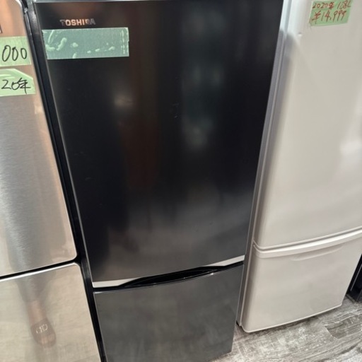 東芝 2020年製 2ドア  冷凍冷蔵庫 153L GR-R15BS