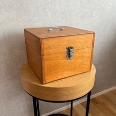 フランス蚤の市で買った 木製 薬箱 ボックス アンティーク