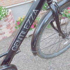 軽快自転車 GENTILEZZA 6段変速 LEDオート 27インチ