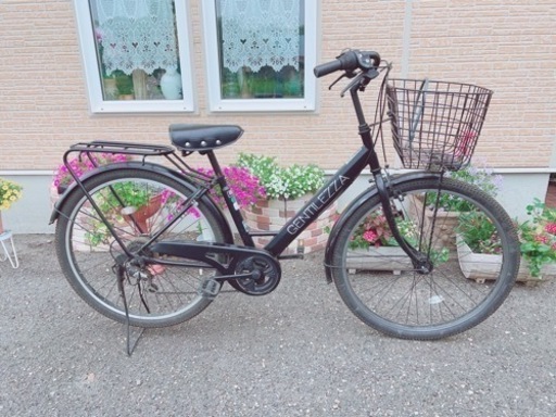 軽快自転車 GENTILEZZA 6段変速 LEDオート 27インチ