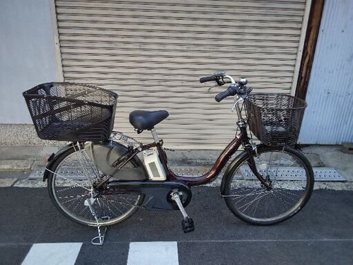 [YAMAHA] PAS Natura(パス ナチュレ)２４吋 電動アシスト自転車 12.8Ahバッテリー+充電器(ブラウン)