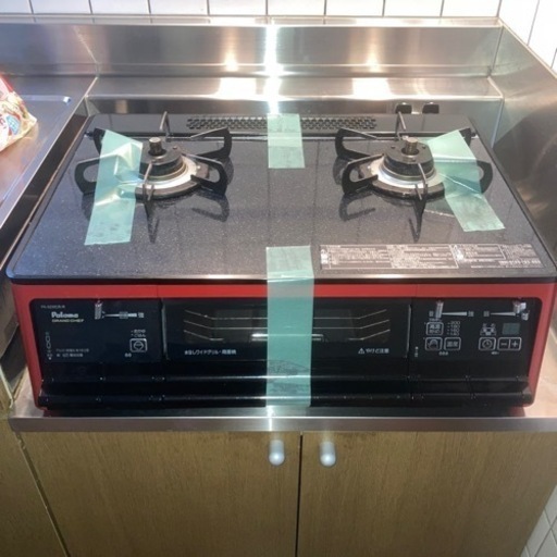 リンナイ 都市ガス グリル付 ガステーブル ガスコンロ KG34NBER 2020年