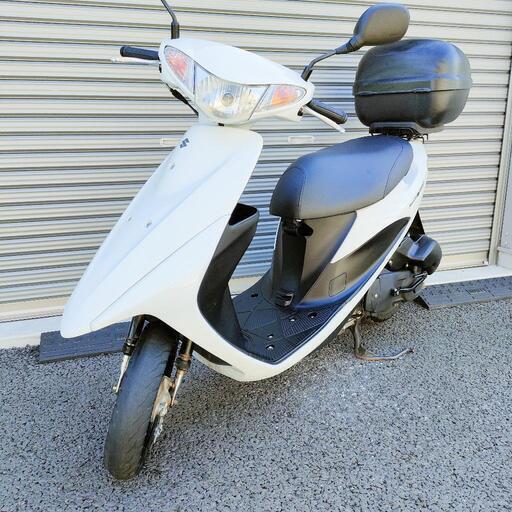 2722.現行型アドレスv50 低走行車両♪　タイヤ、シート新品　千葉県柏市　即日配送、自走引き取りも可能