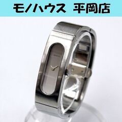 GUCCI バングルウォッチ 2400 S グレー文字盤 2針 クオーツ式 レディース 腕時計 グッチ 2023年7月電池交換済み 札幌市 清田区 平岡