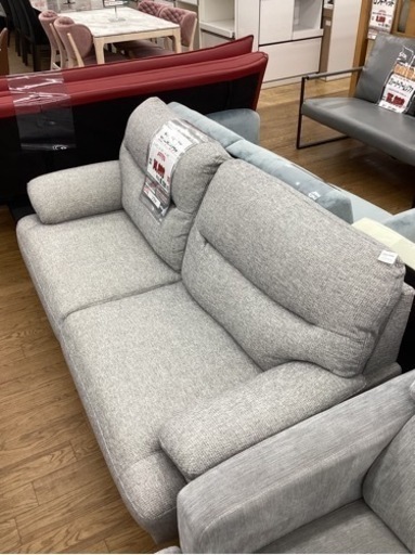 ニトリ ソファ キャッツ3 グレー 三人用ソファー ニトリ 2人用布張り