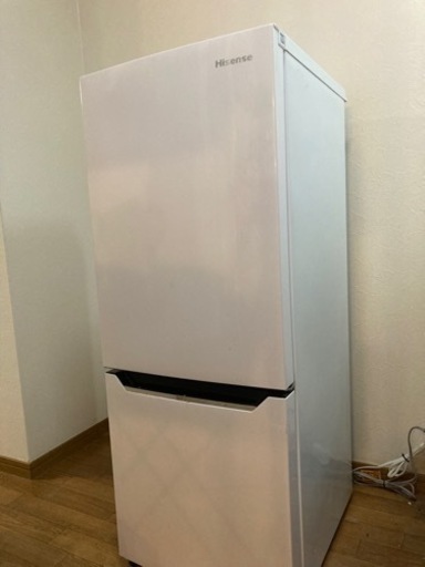 【7/31(月)まで】ハイセンス 冷蔵庫 幅48cm 150L パールホワイト HR-D15C 2ドア 右開き 自動霜取り コンパクト