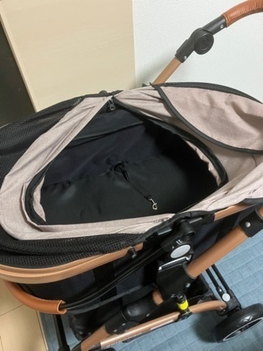 SKISOPGO 折りたたみ ペットカート ペットバギー　小型犬 中型犬