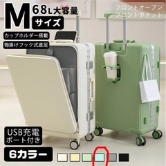 新品未使用のオシャレ多機能スーツケース