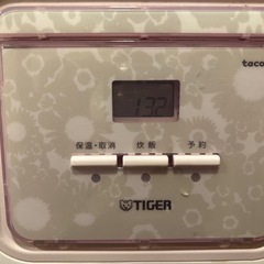 炊飯器 TIGER 3合炊き 2017年購入